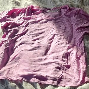 Lilac embellished t shirt from Anthro